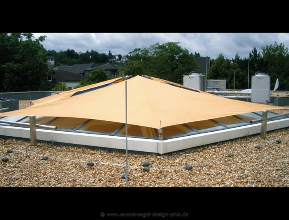 Westerwald Volksbank II. – Sonnensegel als Sonnenschutz