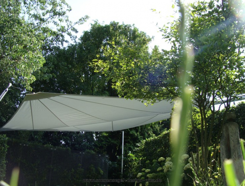 Sonnensegel aufrollbar in elektrisch als Garten Beschattung