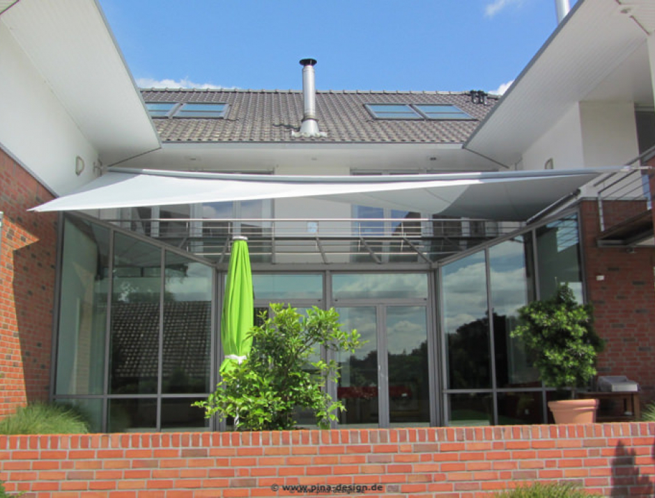 Harsewinkel - Sonnensegel über Terrasse und Wintergarten