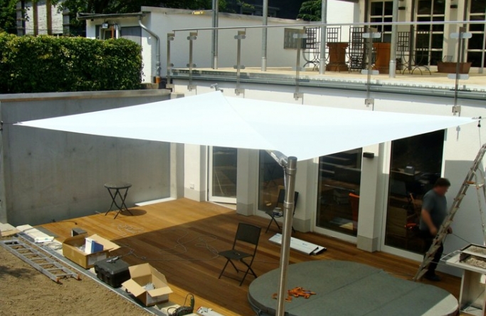 Dortmund Sonnensegel Terrasse