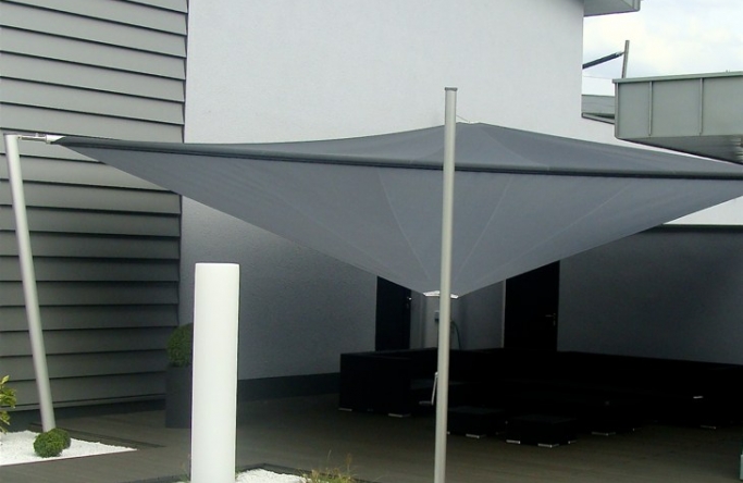 Kamen Sonnensegel Dachterrasse