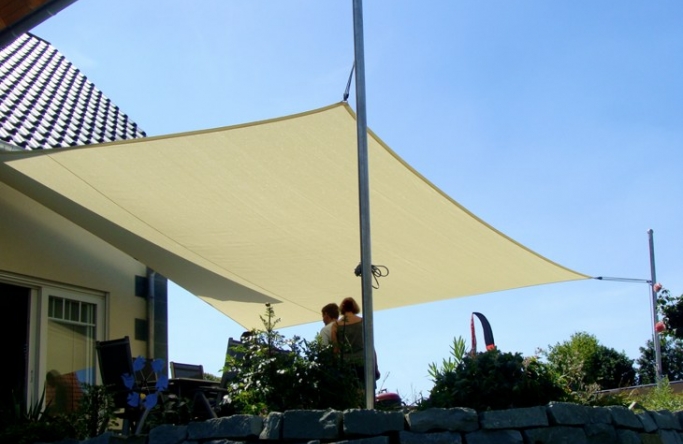 Kreis Soest  Sonnensegel Terrasse