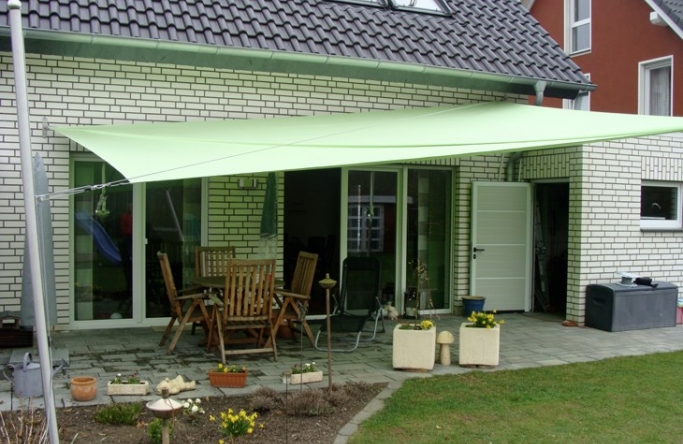 Oelde Sonnensegel Terrasse