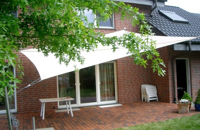 Oelde Sonnensegel Terrasse