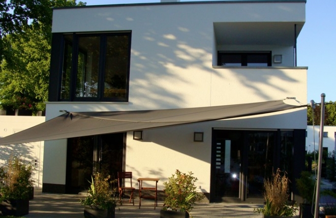 Münster Sonnensegel Terrasse