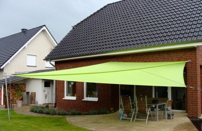 Oelde Sonnensegel Terrasse