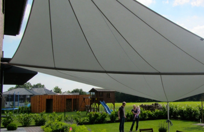 Ibbenbüren Sonnensegel über Hausterrasse