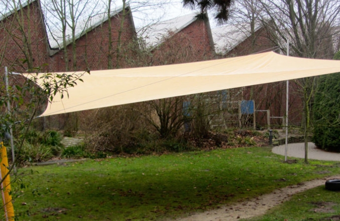 Münster Kindergarten - Sonnensegel für Spielfläche