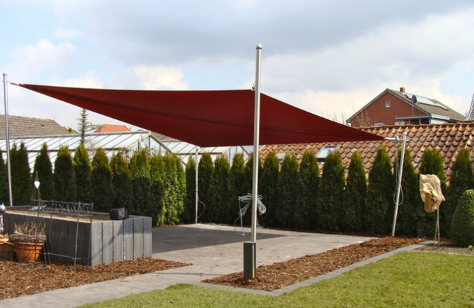 Sassenberg - Sonnensegel über Gartenterrasse
