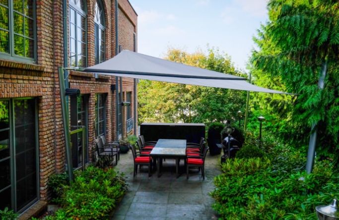 Bad Harzburg - Sonnensegel über Terrasse