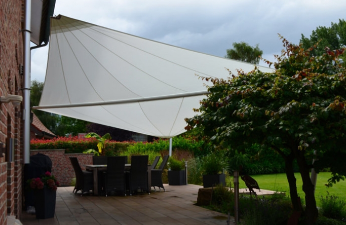 Ochtrup – Sonnensegel über Terrasse