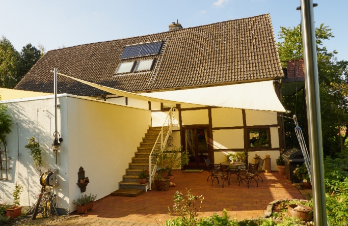 Sonnensegel-Markise in Welver über Terrasse und Balkon 